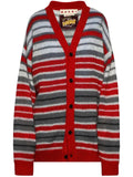 Marni striped V-neck cardigan