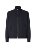 Zegna navy blue microfiber Motorin 100cc blouson
