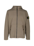 Stone Island 6100020 organic cotton interlock regular-fit zip-up hooded sweatshirt with pockets